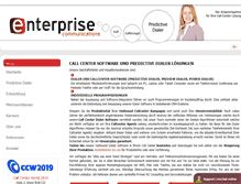 Tablet Screenshot of enterprise-communications.net